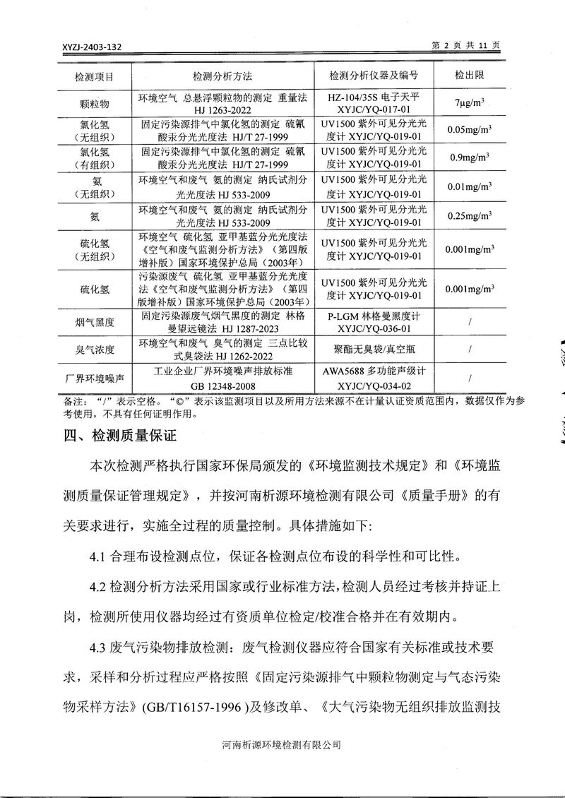 鄉市三鑫科技有限公司2024年自行檢測報告(1)-04