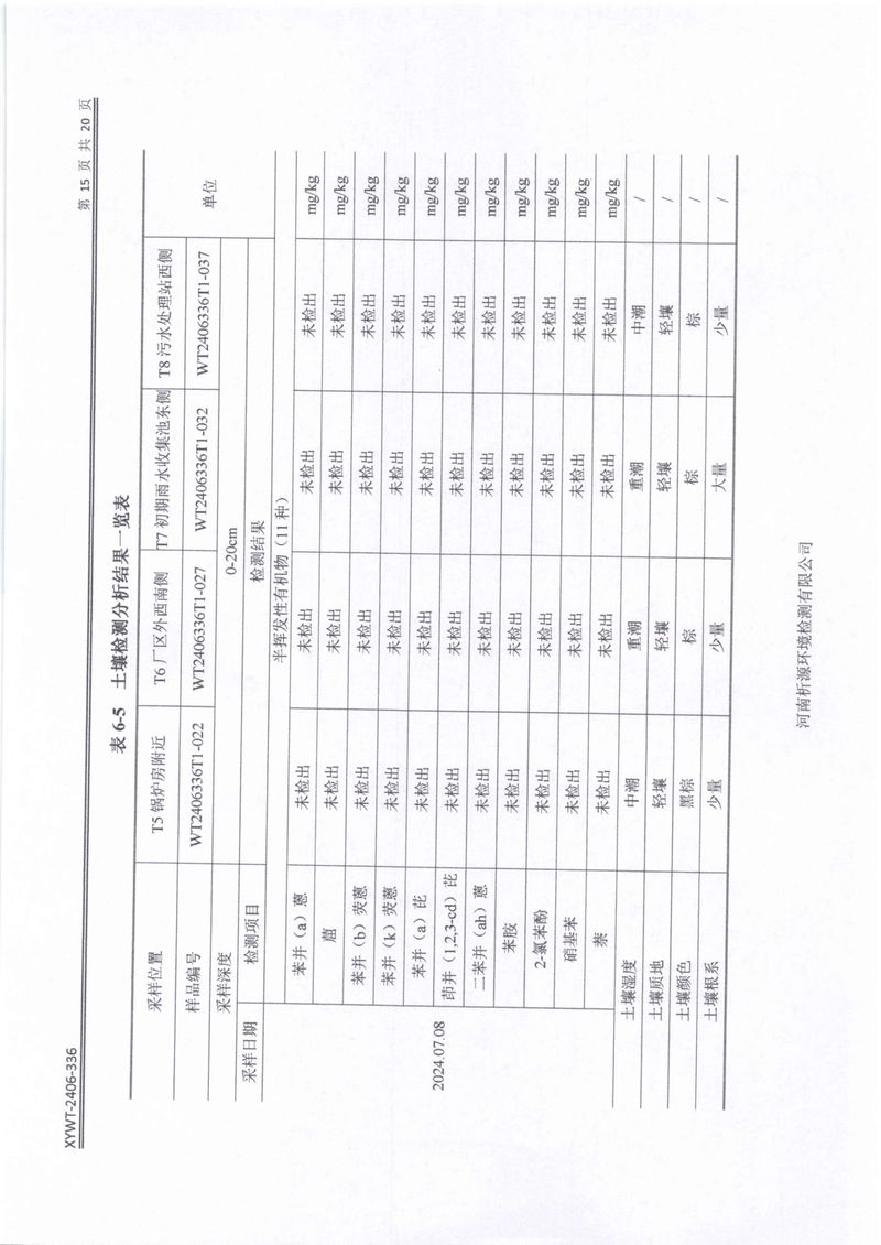 新鄉市三鑫科技有限公司土壤和地下水檢測報告-17